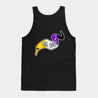 LGBTQ+ Non Binary Pride Worm on a String Tank Top